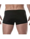 Plain swim Mini Trunks Black from the back