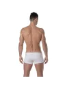 Plain swim Mini Trunks White from the back