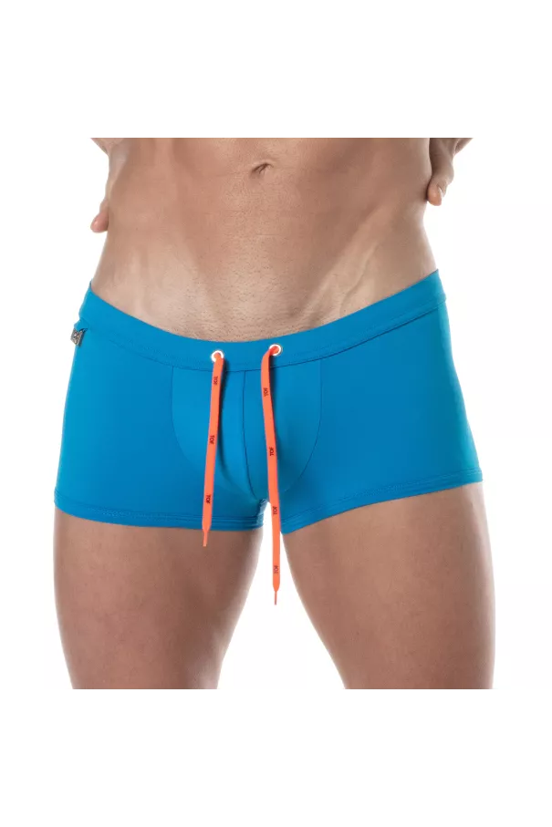 Plain swim Mini Trunks Turquoise
