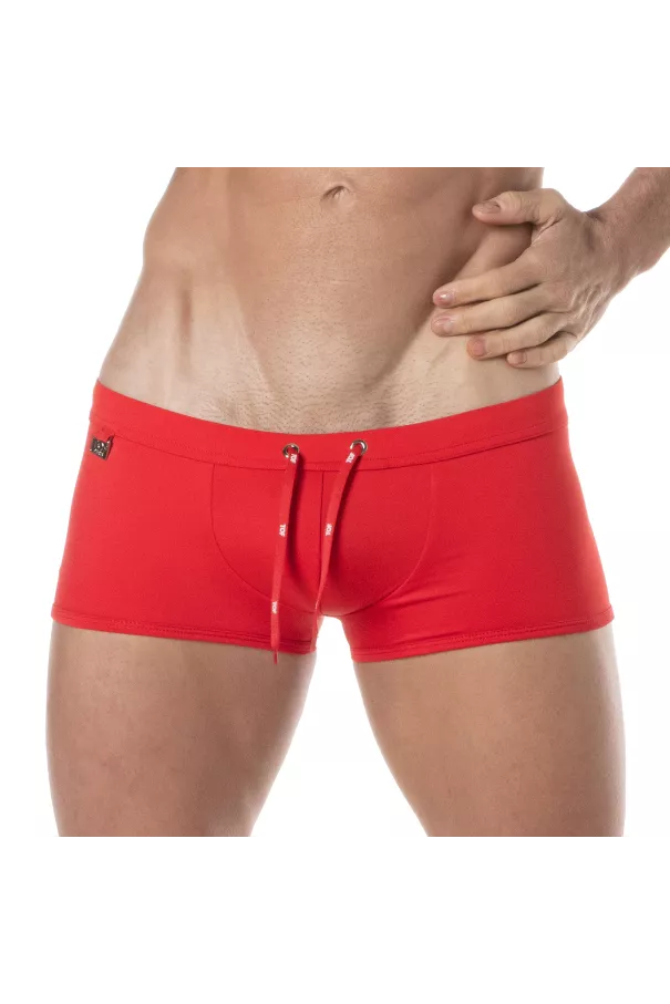 Plain swim Mini Trunks Red