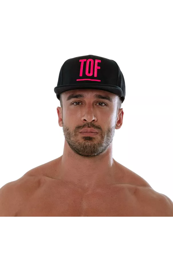 Circuit cap neon pink