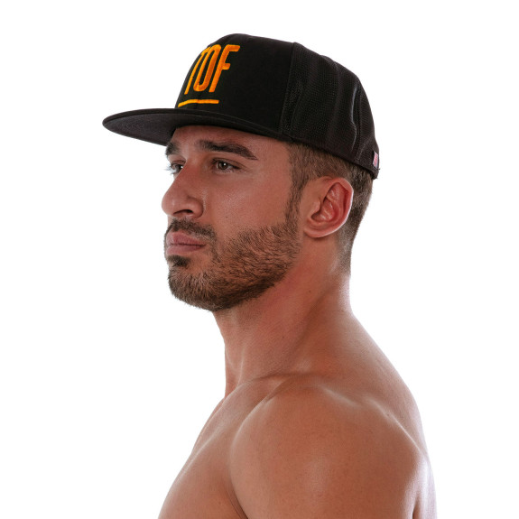 Circuit Cap - Black Neon Orange for men from sideway