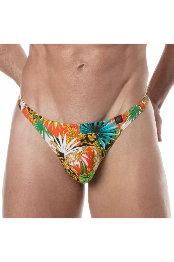 Baroque swim thong Orange