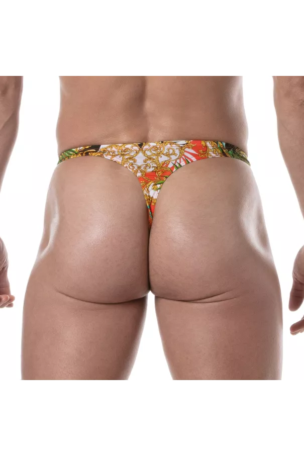 Baroque swim thong Orange