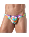 Print Swim Mini Briefs Purple