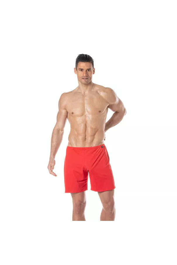 Exhib It Shorts Red from face