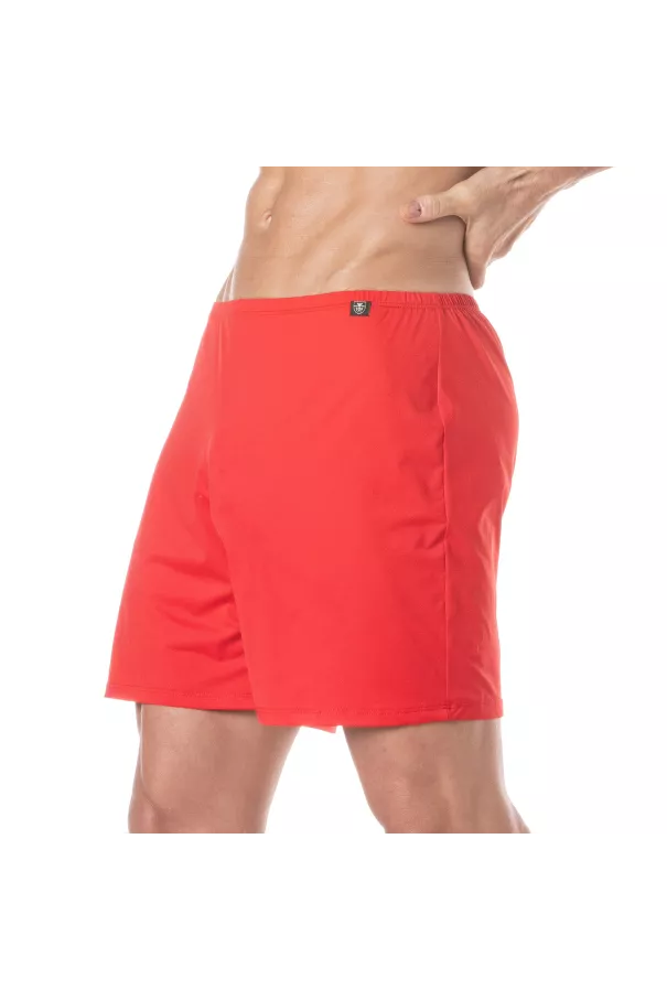 Exhib It Shorts Red from sideway