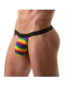 Rainbow Swim Thong for men