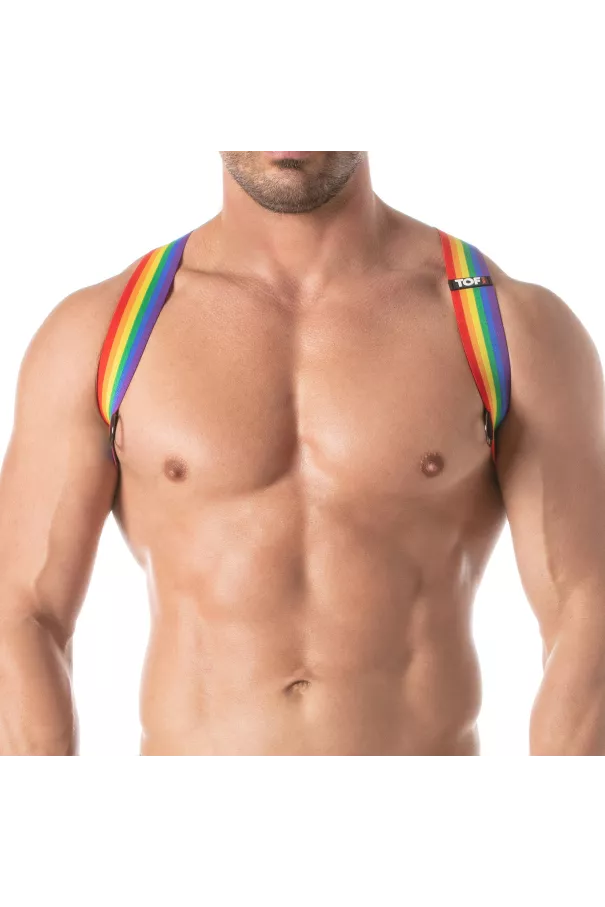 Rainbow Shoulder Harness Front For Mens