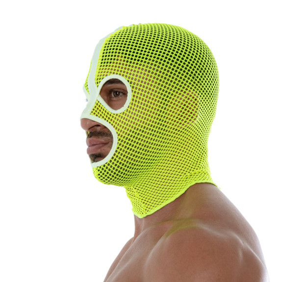 Neon Mesh Hood Yellow For Men