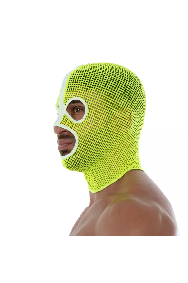 Neon Mesh Hood Yellow For Men
