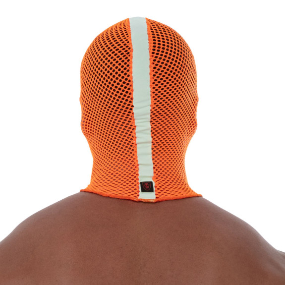 Neon Mesh Hood Orange Back For Men