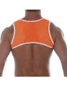 Neon Mesh Harness Orange Back