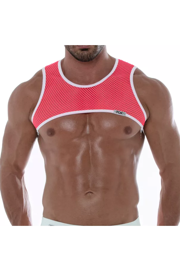 Neon Mesh Harness Orange
