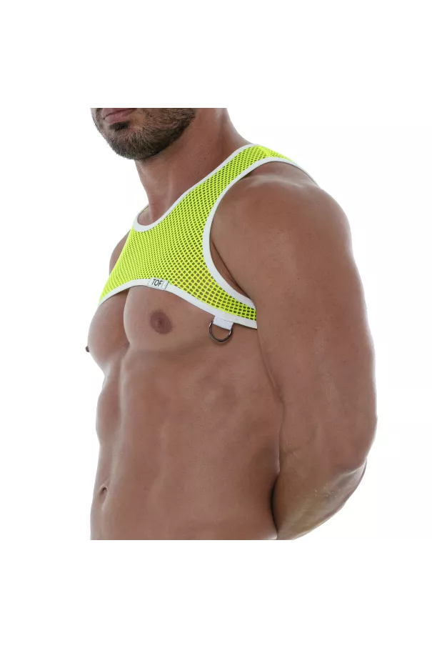 Neon Mesh Harness Yellow Sideway