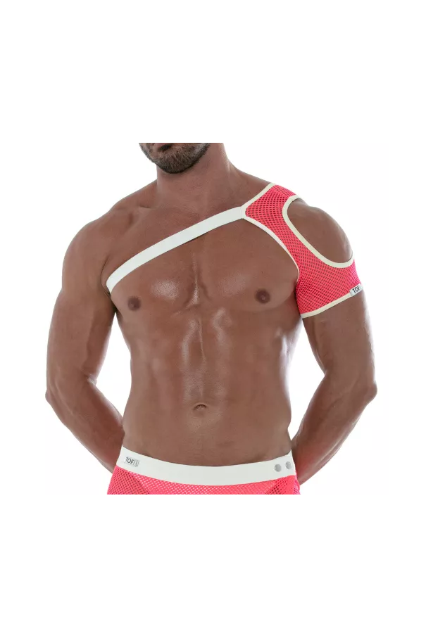 Neon Mesh Shoulder Harness Pink first picture
