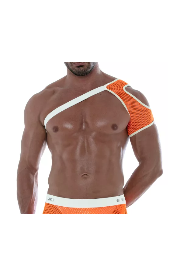 Neon Mesh Shoulder Harness Orange  first picture