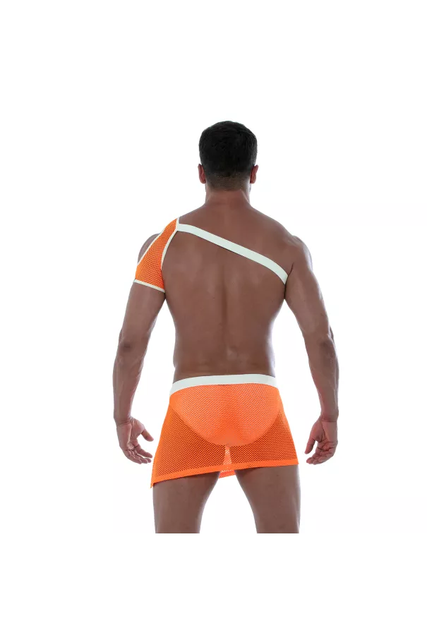 Neon Mesh Shoulder Harness Orange for men