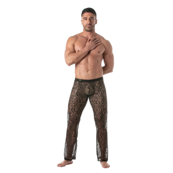 Lace Kimono Pants from the face