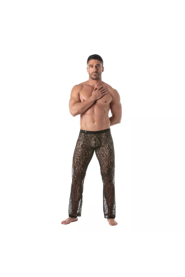 Lace Kimono Pants from the face