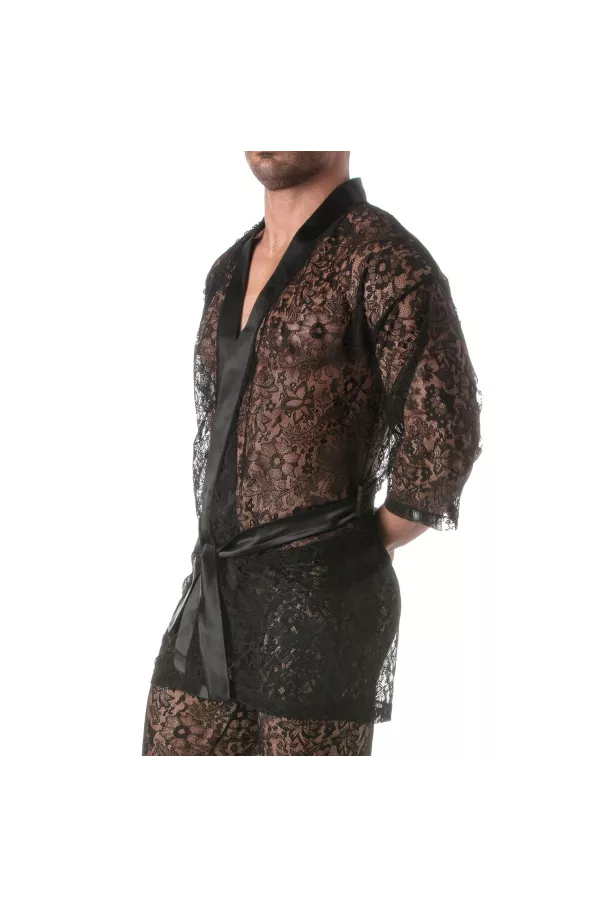 Lace Kimono Vest FOR MEN
