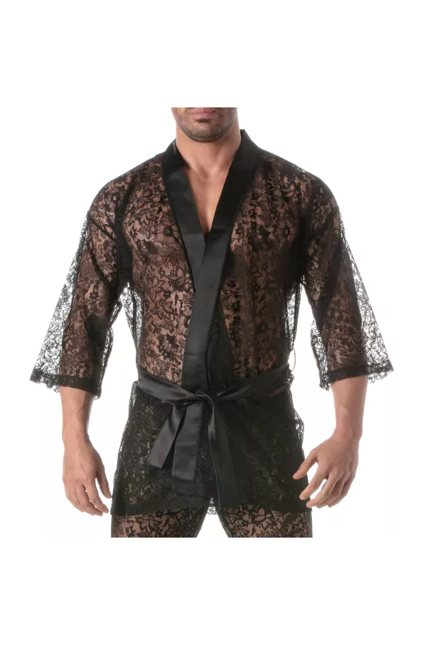 Lace Kimono Vest
