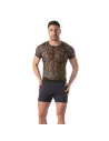 Lace T-shirt Black For Men