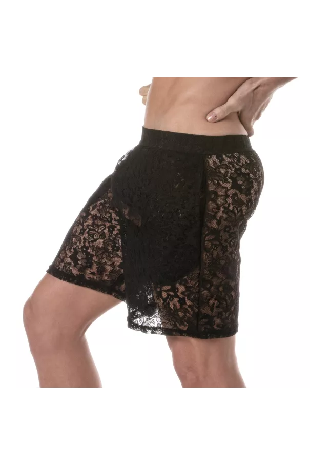 Lace Long Short from sideway