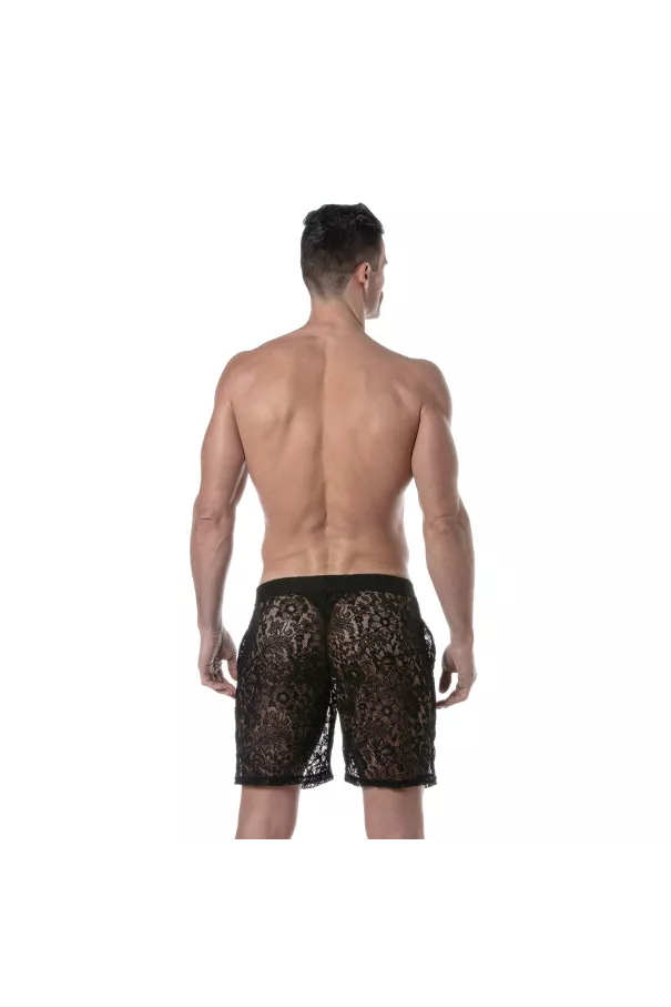 Lace Long Short from the back