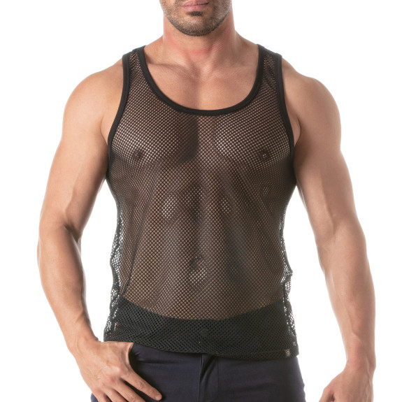 Circuit Fishnet Tank Top for men