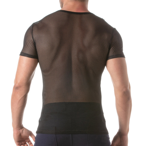 Circuit Fishnet T-shirt from the back