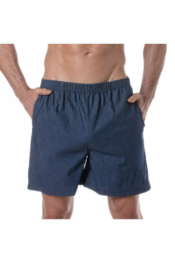 Light Denim Bermuda for men