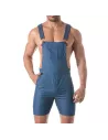Light Denim Overall Shorts first picture