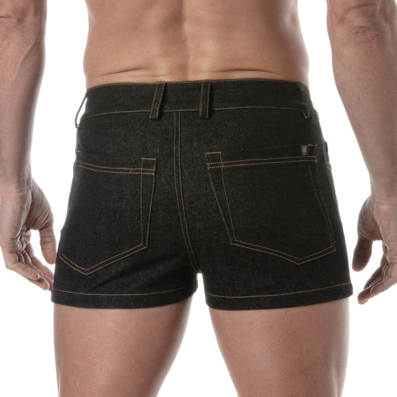 Urban Jean Mini Shorts from the back