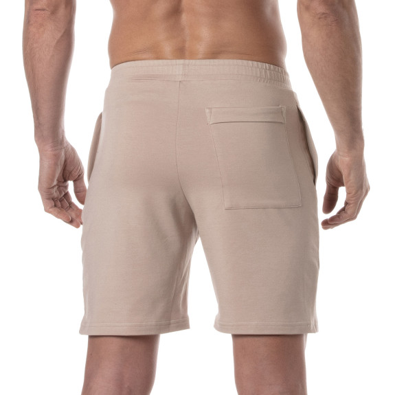 Bamboo Zipped Pocket Short  from the back