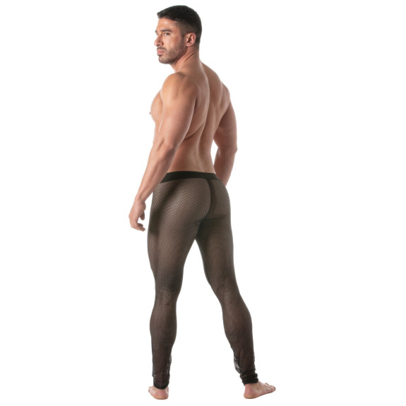 Circuit Fishnet Leggings Black